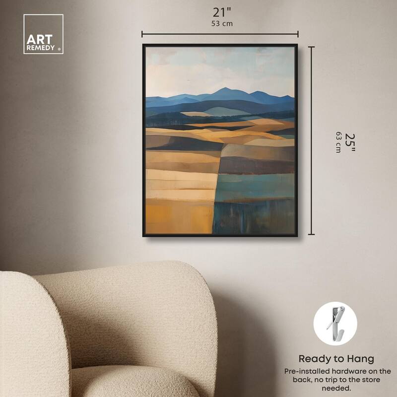 Clash of Shades Canvas by Art Remedy