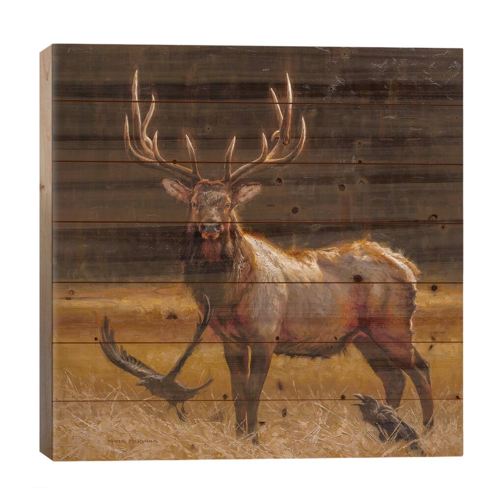 Desperado Print On Wood by Mark McKenna - Multi-Color