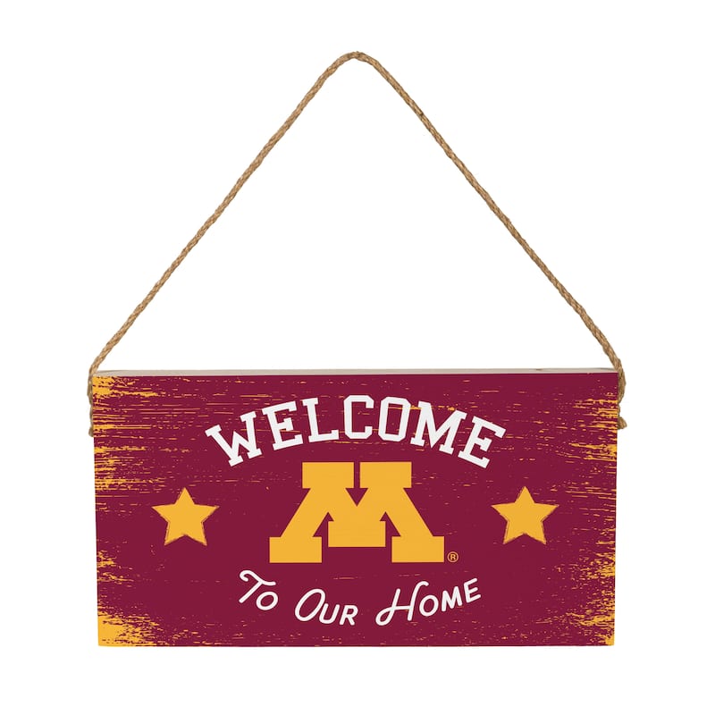 University of Minnesota Wooden Door Decor Wall Sign - Multi-Color