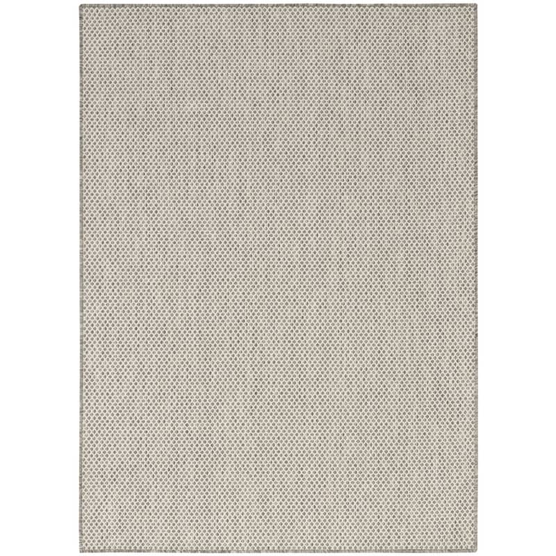 HomeRoots Contemporary Rectangle Outdoor Rug - 6' X 9'