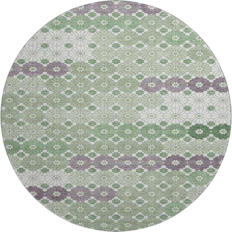 Premium Washable Super Soft Whimsy Mosaic Mayfield Rug