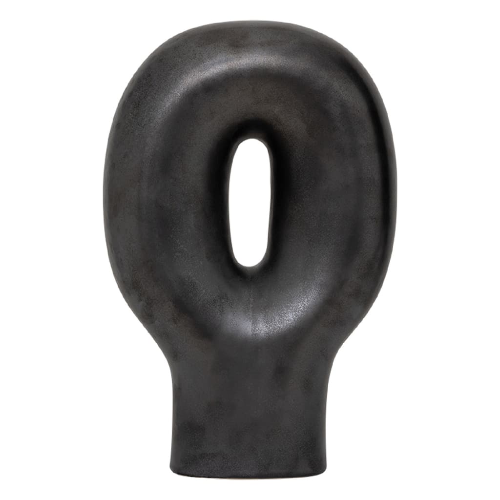 Orobie Metallic Tabletop Decoration - 13.75" - Black