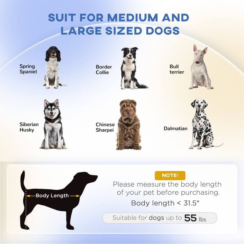 38" Dog Sofa for Medium Large Dogs, Dog Couch with Removable Cushion, Washable Cover, Anti-slip Feet for Dogs Up to 55 lbs
