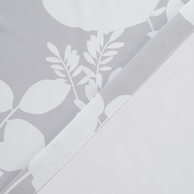 Porch & Den Nolana Floral Pattern Room Darkening French Door Curtain Panel