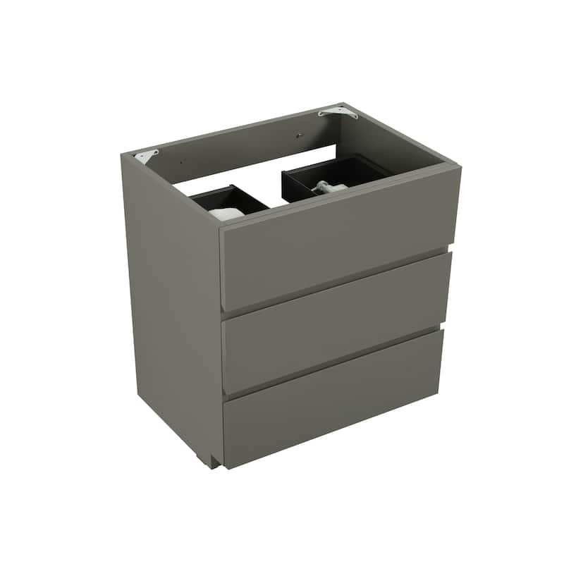 Floor cabinet WITHOUT basin,With three drawers