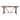 Artisan Furniture Solid Wood Treston Dining Table ,Brown - Brown