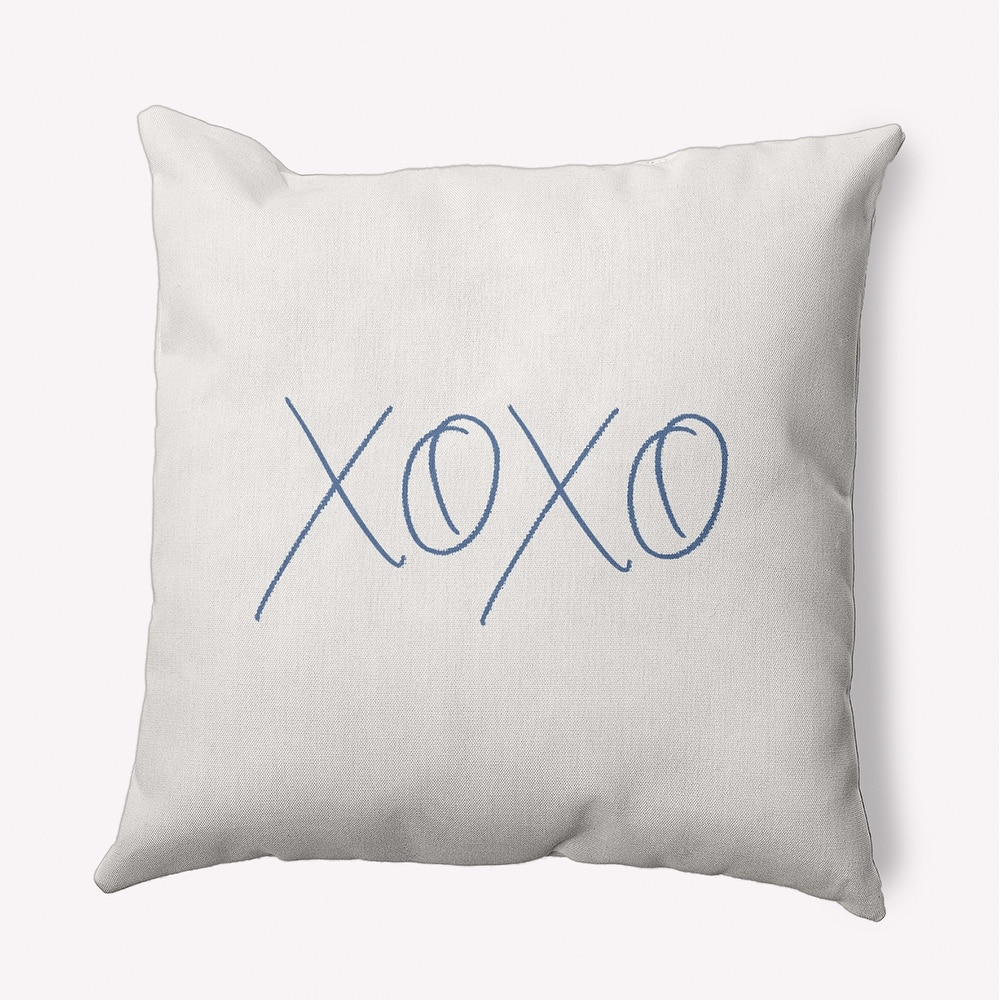 Modern XOXO Valentine's Day Decorative Indoor Pillow