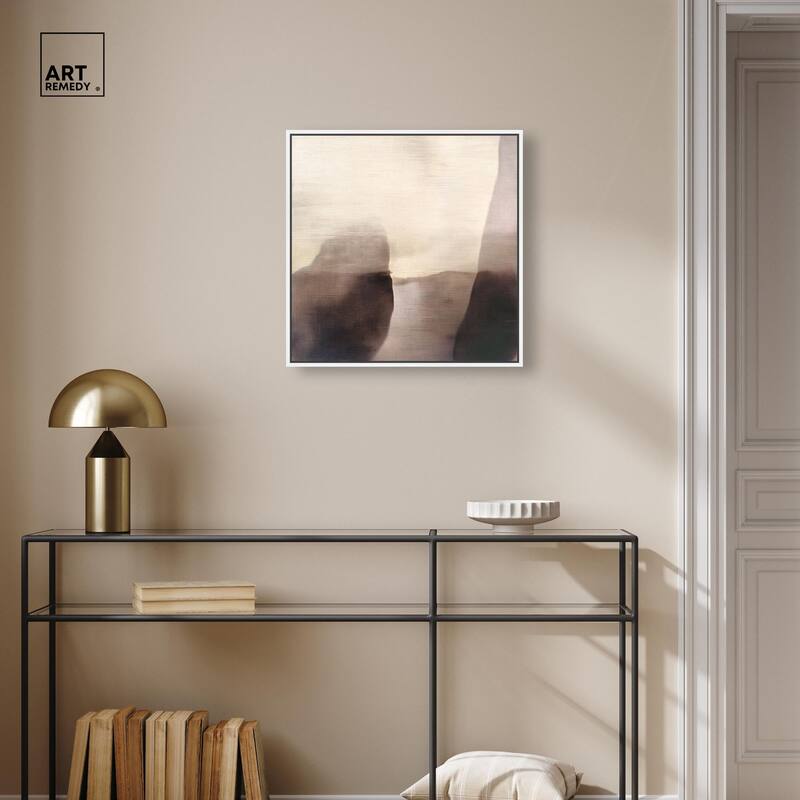 Pale Taupe II Canvas by Art Remedy