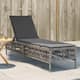 Option Grey Adjustable Sun Lounger