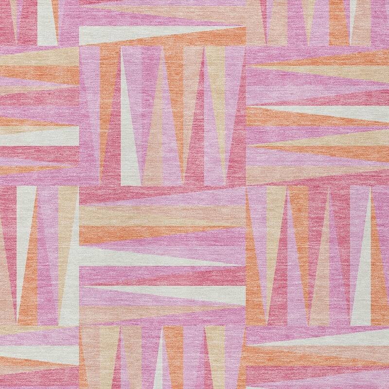 HomeRoots Geometric Transitional Rectangle Outdoor Rug