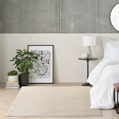 DKNY Atlantic Avenue Indoor only Beige Glam Abstract Area Rug