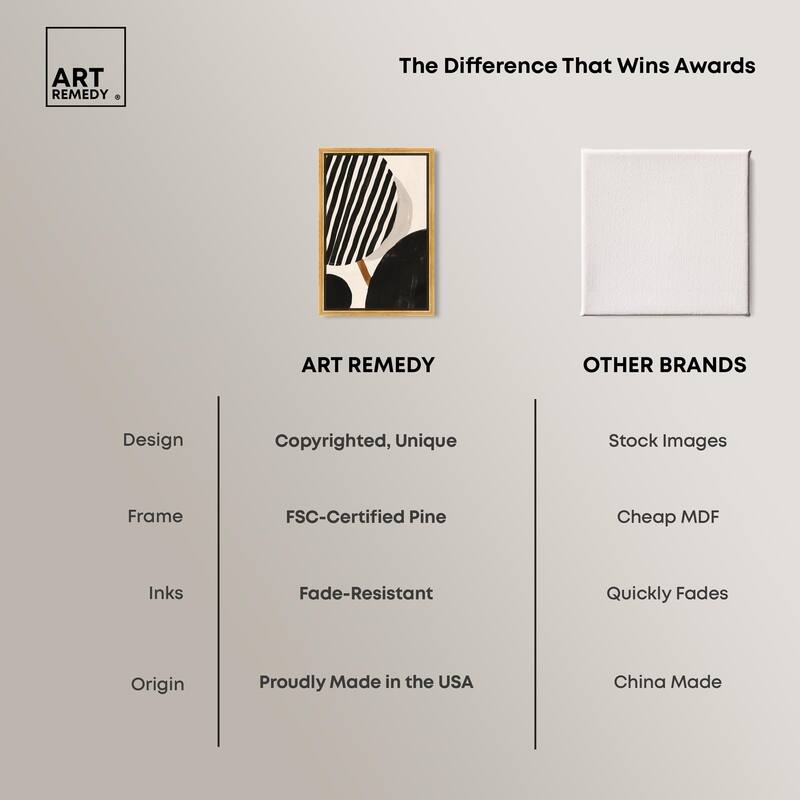 Linear Contempo Canvas by Art Remedy