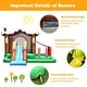 preview thumbnail 11 of 12, Kids Inflatable Bounce House Jumping Castle Slide Climber Bouncer - Multi - 153.5''x 120''x 86.5''(L x W x H)