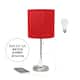 Option Brushed Steel/Red Shade