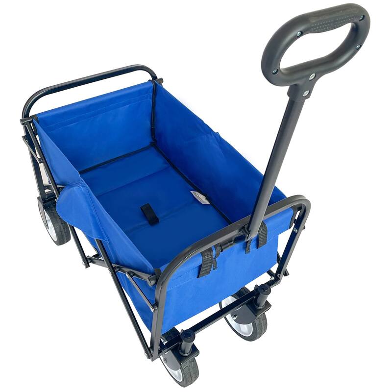 Outdoor Multipurpose Collapsible Beach Trolley Cart, Camping Folding Wagon