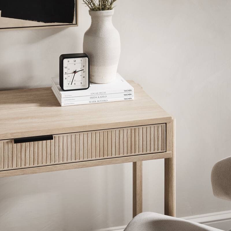 Middlebrook Designs Reeded Writing Desk with Drawer