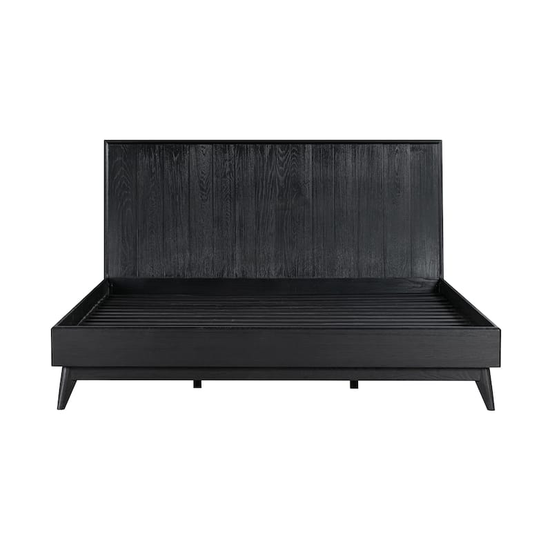 Carnaby 3 Piece Bedroom Set in Black Brushed Oak Wood