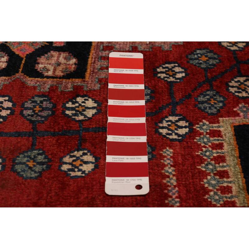 ECARPETGALLERY Hand-knotted Anatolian Vintage Red Wool Rug - 4'9 x 8'3