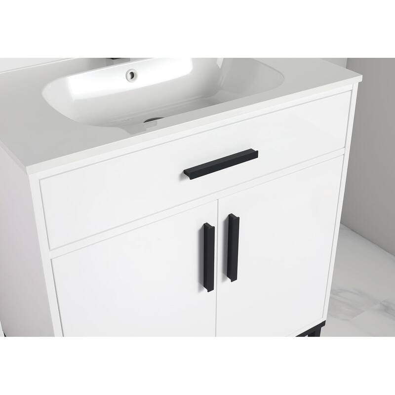 Blossom Freestanding Bathroom Vanity with SMC Sink All Wood