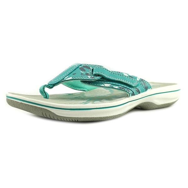 clarks teal sandals