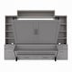 preview thumbnail 10 of 26, Brentwood Queen Murphy 2-pier Desk Bed