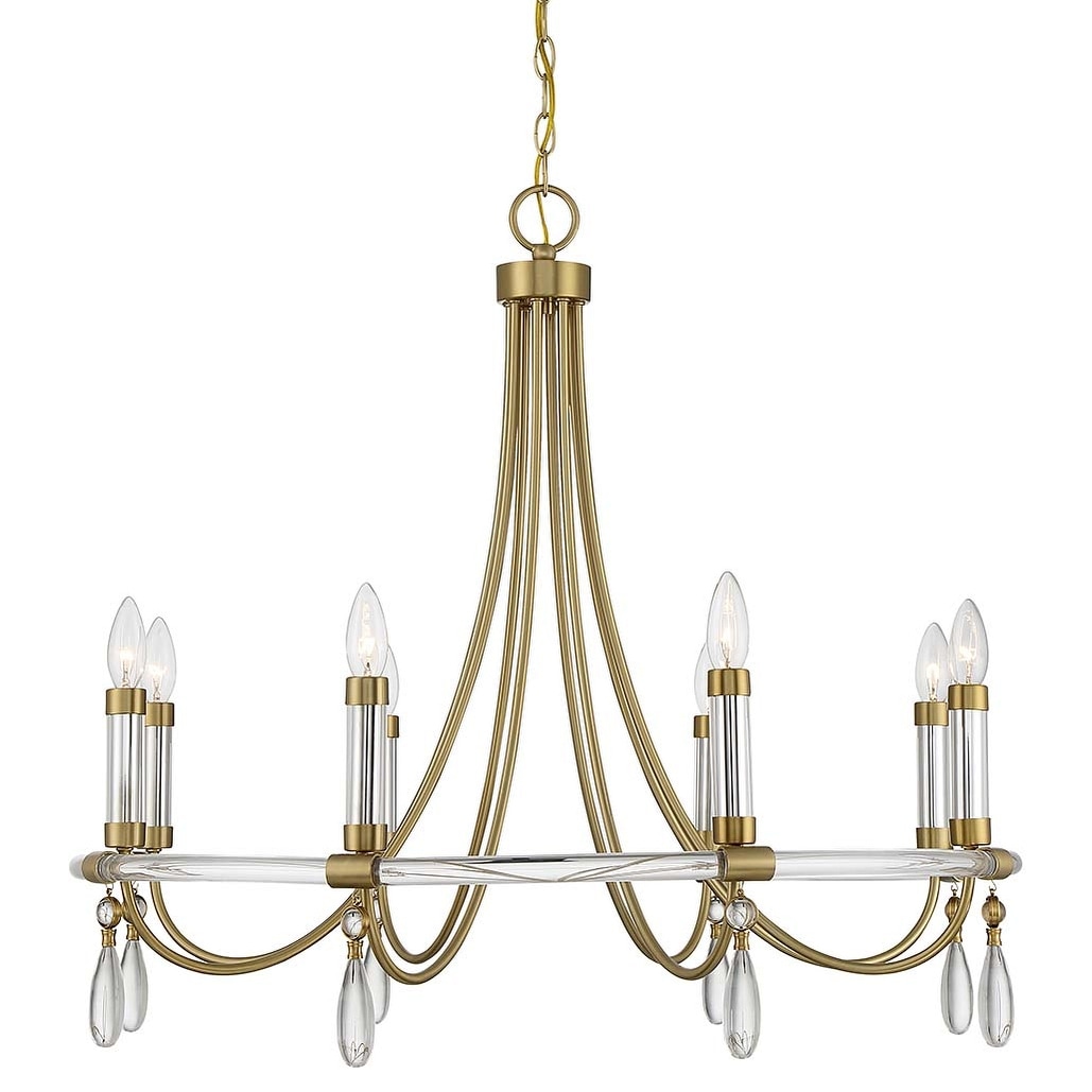 Savoy House 1-7718-8 Mayfair 8 Light 30" Wide Taper Candle Style