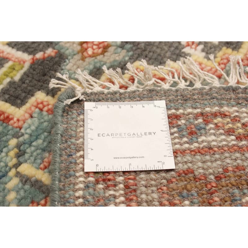 ECARPETGALLERY Hand-knotted Jules Serapi Dark Grey Wool Rug - 5'2 x 7'10
