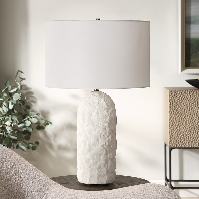 Uttermost Vieste White Table Lamp - 27.5" H X 17" W X 17" D