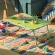 preview thumbnail 4 of 5, Bed Tray Laptop Foldable Table, Kids Lap Desk Homework Table