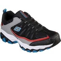 Skechers Men's After Burn M. Fit Slip-On Walking Shoe Black/Gray