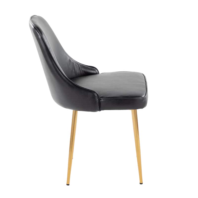 Silver Orchid Naldi Faux Leather Dining Chair - Set of 2