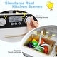 preview thumbnail 8 of 8, White Toddler Pretend Play Kitchen Set with 1 Open Shelf and Ice Maker - 32" x 9.5" x 31.5"