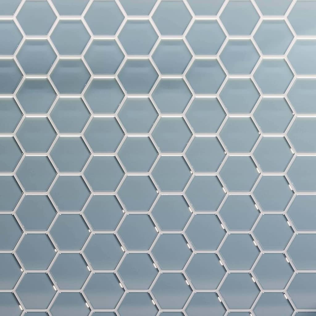 Cruz Bay Studio MKT2853 3" Beehive - 10" x 12" Geometric Wall Tile -