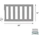 preview thumbnail 3 of 2, Dream On Me Convertible Crib Toddler Guard Rail