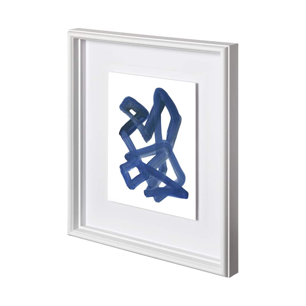 Continuous Blue 1 Framed Art Print
