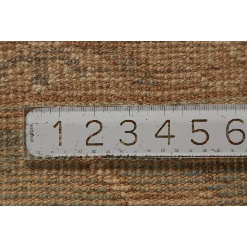 Hand Knotted Oriental 100% Wool Carpet Transitional All-Over Greys & Charcoal Oushak Area Rug - 13' 10'' X 10' 1''