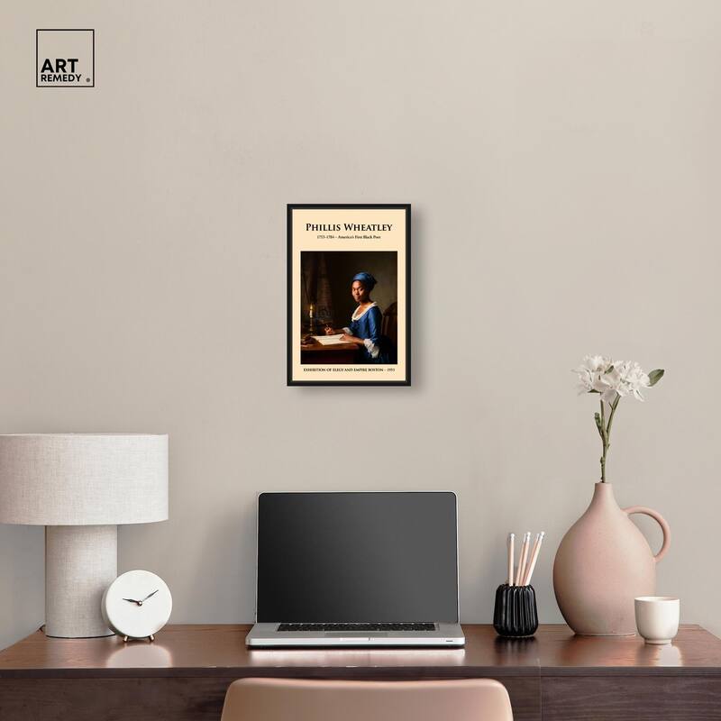America's First Black Poet Canvas by Art Remedy