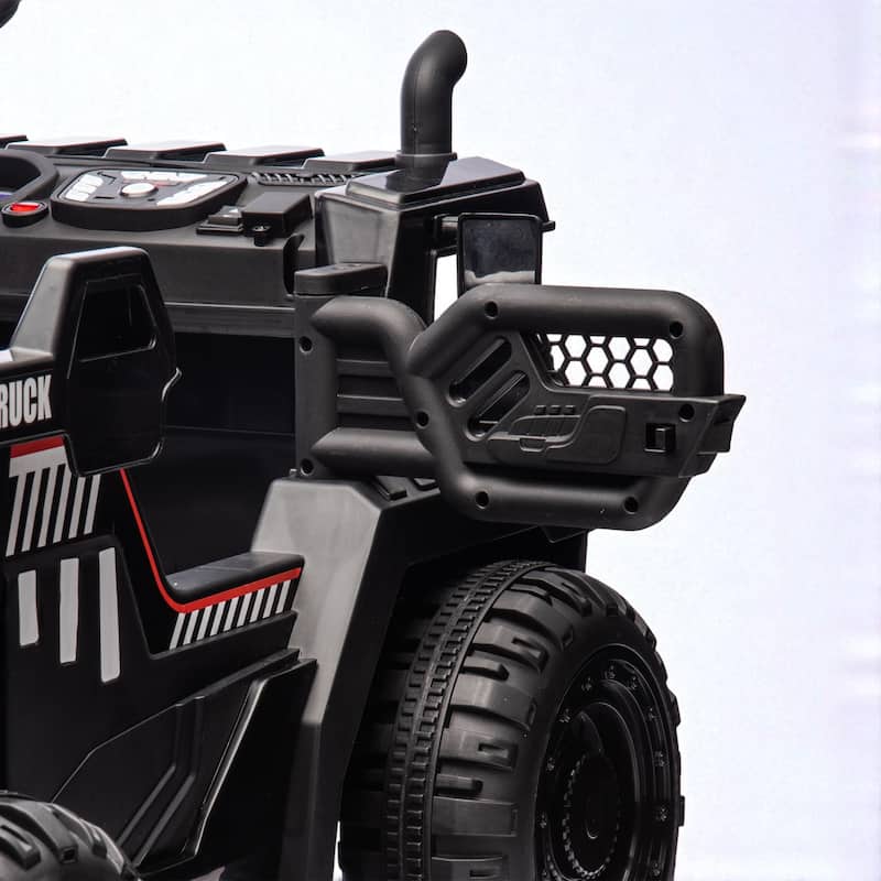 24V Kids Electric Pickup with Remote Control, 400W Motor, Two-Seater, Bluetooth,MP3, LED Lights, Electric Rear Dump for Kids 3+