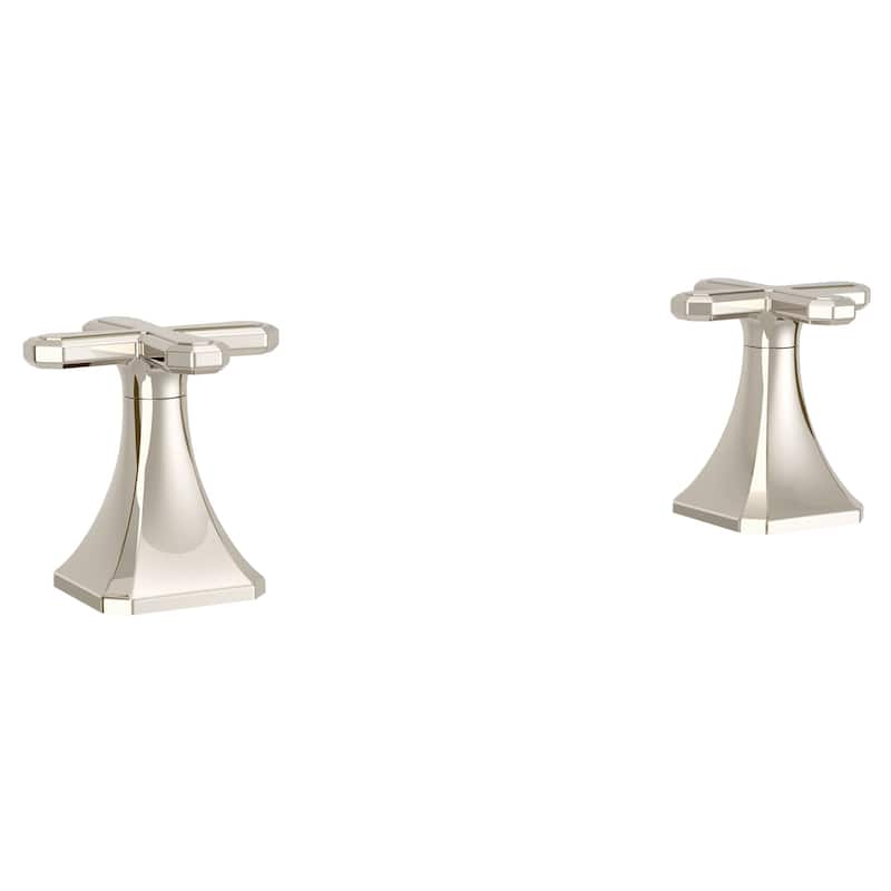 DXV Belshire Widespread Cross Handles - Platinum Nickel