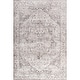 preview thumbnail 29 of 36, Nuloom Vita SplashGuard Vintage Medallion Machine Washable Area Rug