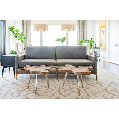 East at Main Live Edge Solid Wood Coffee Table