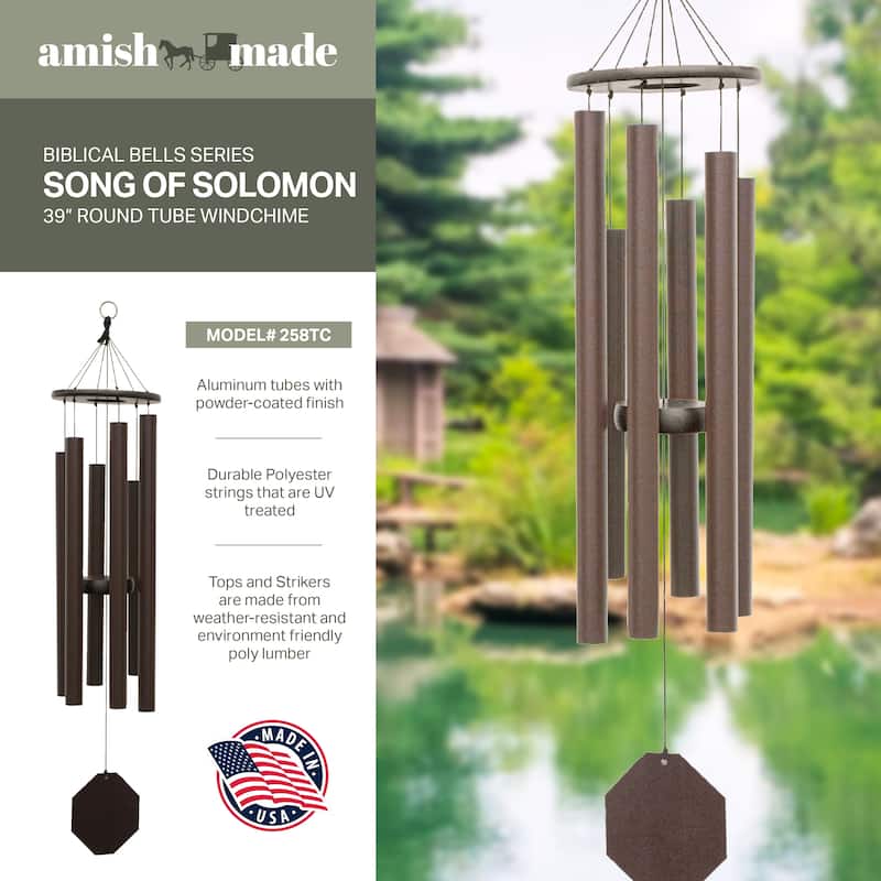 OUTDOOR LEISURE PRODUCTS Model 258TC Wind Chime made with powder coated Aluminum tubes