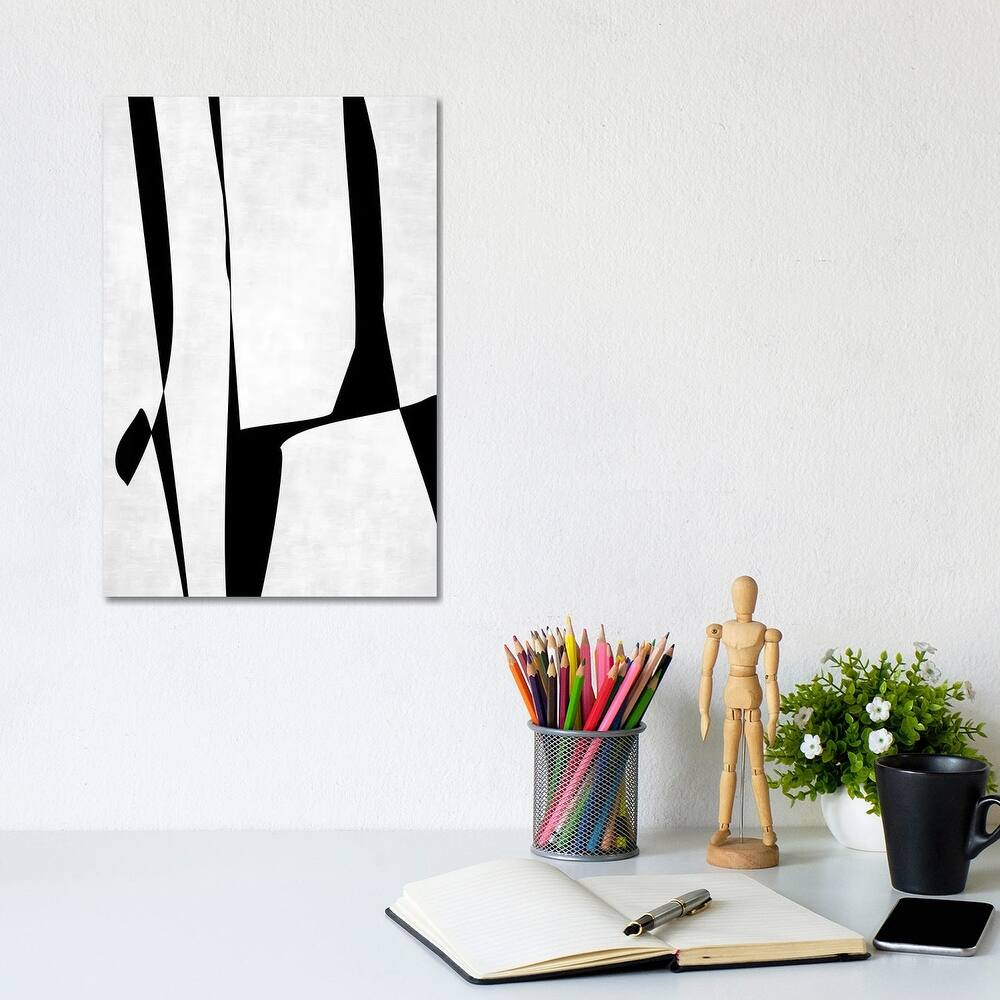 iCanvas "Minimalist B&W I" by EmcDesignLab Canvas Print