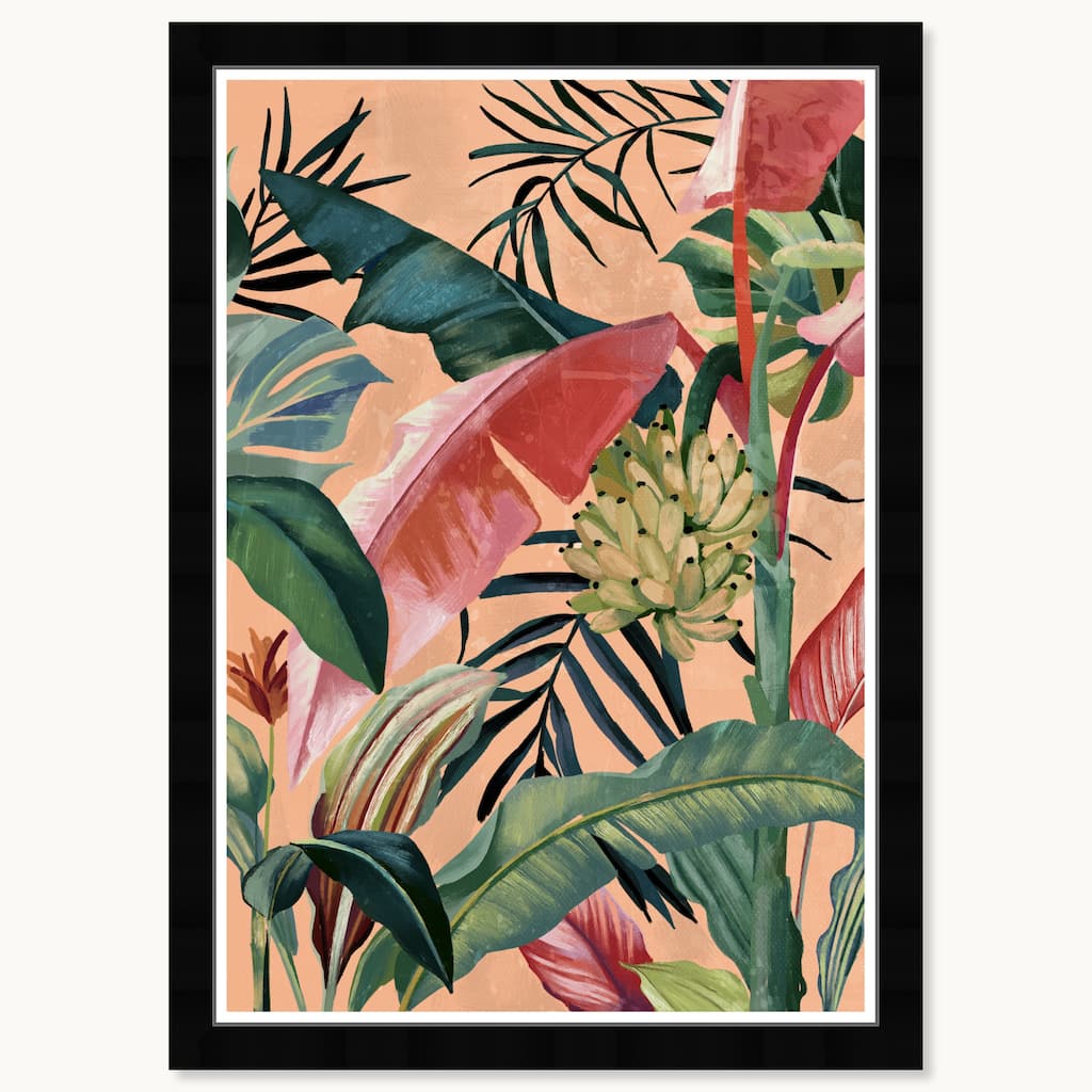 Wynwood Studio Natures Call Framed Trendy Maximalist Decor 1 Piece Canvas Wall Art