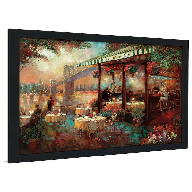 "The River Cafe" by Ruane Manning Print on Acrylic