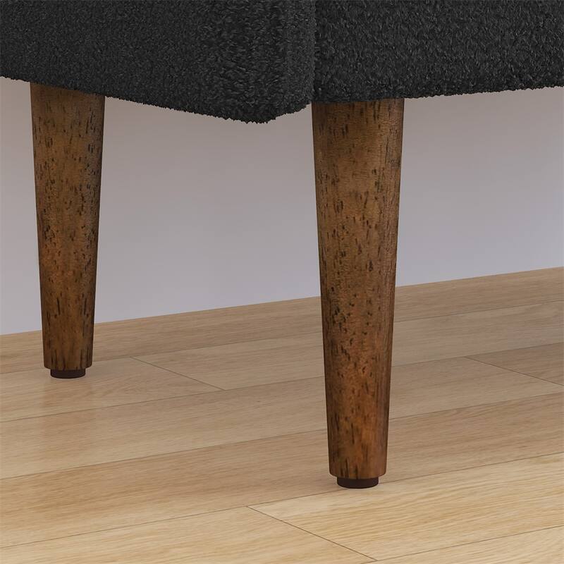Teddy Velvet Storage Stool,With Storage Space,Suitable For Apartments