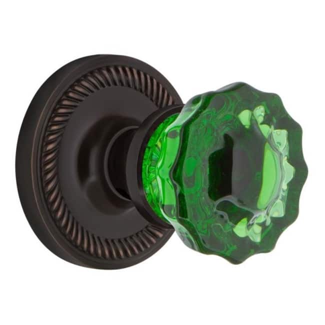 Nostalgic Warehouse Rope Solid Brass Rose Single Dummy Door Knob with