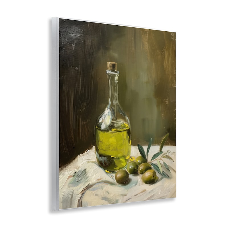 Stupell Olive Oil Still Life Wall Plaque Art Design By Arlington Prints