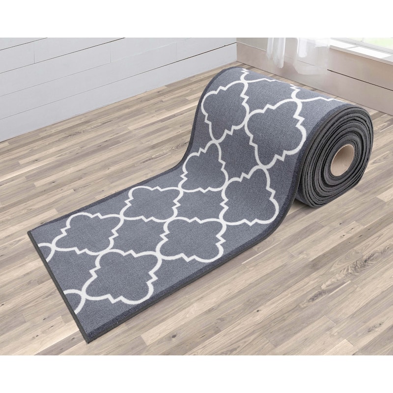 Custom Size Runner Kings Court Brooklyn Trellis Washable Stair Rug
