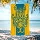 preview thumbnail 72 of 74, Large Turtle Shark Seahorse Beach Towel Pool Swimming Towels 30" X 60", 35"x70" Octopus - 35"x70"